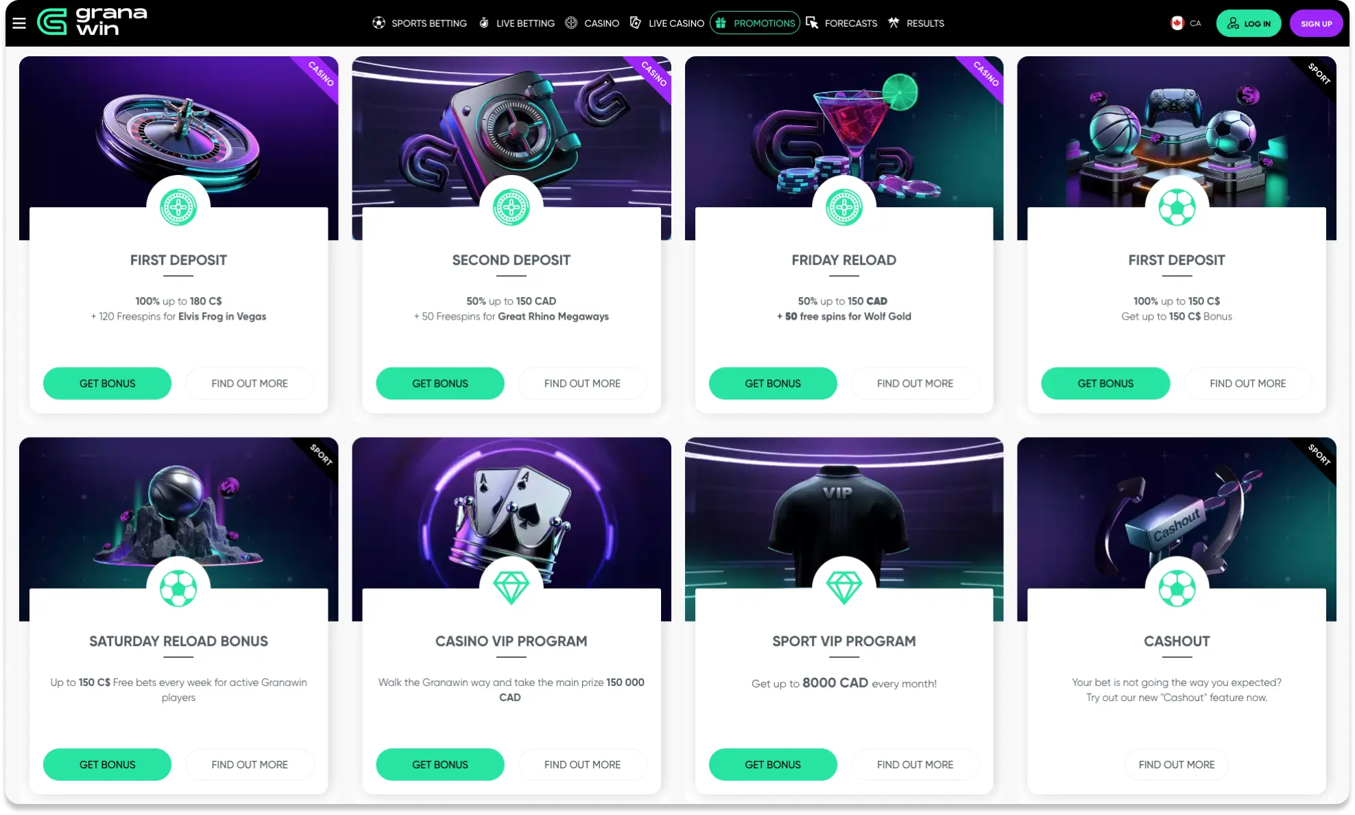 Granawin Sportsbook Online